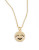 Kate Spade New York Tickled Pink 12K Gold-Plated Emoji Pendant Necklace - RED MULTI