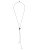 Uno De 50 Pearl Lariat Necklace - GREY