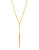 Cc Skye Goldplated Dagger Y Necklace - GOLD