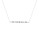 House Of Harlow 1960 Pave Bar Pendant Necklace - SILVER