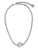Uno De 50 Spherical Pearl Necklace - SILVER