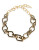 Kenneth Jay Lane Enamel Diamond Chain Necklace - GOLD