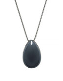 Skagen Denmark Blue Sea Glass Pendant Necklace - BLUE