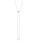 House Of Harlow 1960 Bolo Tie Necklace - SILVER