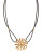 Gerard Yosca Flower Pendant Loop Necklace - GOLD