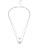 Kenneth Cole New York Crystal and Faceted Stone Double-Strand Pendant Necklace - SILVER