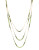Jones New York 3 Row Beaded Long Necklace - GREEN