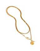 Diane Von Furstenberg Grand Prix Gemma Multi Chain Wrap Necklace - GOLD