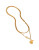 Diane Von Furstenberg Grand Prix Gemma Multi Chain Wrap Necklace - GOLD