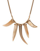 Lucky Brand Goldtone Natural Horn Necklace - GOLD