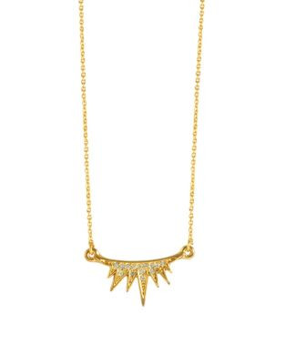 Cc Skye Gold Lash Necklace - GOLD