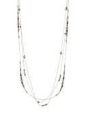 Expression Three-Strand Layered Necklace - BLACK