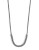 Expression Swirl Collar Mesh Chain Necklace - DARK GREY