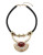 Expression Tribal Pendant Braided Necklace - BLACK