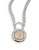 Guess Question Mark Lock Necklace - SILVER