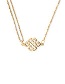 Alex And Ani Endless Knot Pull Chain Necklace - GOLD