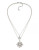 Carolee Layered Crystal Pendant Necklace - SILVER