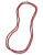 Carolee Multifaceted Bead Rope Necklace - RED