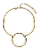 Kenneth Jay Lane Polished Collar Necklace - GOLD