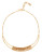 Robert Lee Morris Soho Crescent Frontal Necklace - SOFT GOLD