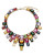 R.J. Graziano Multi-Coloured Crystal Bib Necklace - GOLD