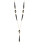 House Of Harlow 1960 Corona Crystal Y Necklace - BLACK
