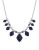 Lucky Brand Lapis Collar Necklace - SILVER