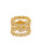 Melinda Maria Gold Plated Cubic Zirconia Ring - GOLD - 7