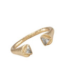 Melinda Maria Nailhead Triangle Ring - GOLD - 7