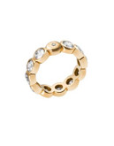 Michael Kors Round Crystal Ring - GOLD - 7