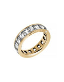 Michael Kors Faux Diamond Band Ring - GOLD - 8
