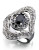 Guess Multi Stone Crystal Ring - GREY - 8