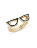 Kate Spade New York Goreski Glasses Ring - BLACK - 7