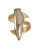 Robert Lee Morris Soho Faceted Stone Goldtone Wrap Ring - TOPAZ - 7