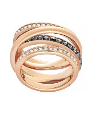 Swarovski Dynamic Crystal Ring - ROSE GOLD - 8