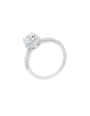 Expression Sterling Silver Cubic Zirconia Ring - SILVER - 8