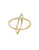 Michael Kors Semi-Precious Stone Ring - GOLD - 7