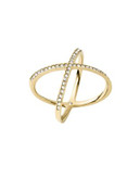 Michael Kors Semi-Precious Stone Ring - GOLD - 6