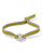 Rita D Pave Plate Stretch Ribbon Bracelet - LILAC