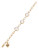 Betsey Johnson All That Glitters Ruffled Crystal Gold Bracelet - CRYSTAL