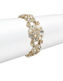 Kate Spade New York Pick a Pearl Faux Pearl Tennis Bracelet - CREAM