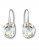 Swarovski Galet Clear Pierced Earrings - SILVER