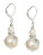 Rita D Pearl Drop Earrings with Crystal Rondelles - PEARL