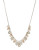 Rita D Clover Charm and Faux Pearl Necklace - PEARL