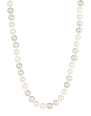 Jon De Porter Medium Pearl Necklace - WHITE