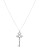 Mmcrystal M Key Necklace - SILVER