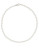 Nadri Faux Pearl Pave Closure Necklace - WHITE
