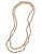 Carolee Faux Pearl Rope Necklace - BROWN