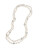 Carolee Oyster Bar Rope Necklace - WHITE