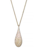 Swarovski Abstract Pendant Necklace - GOLD